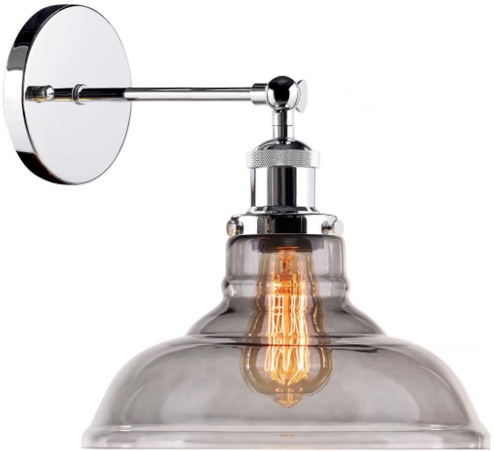 Altavola Design New York Loft lampă de perete 1x40 W crom-fumuriu LA040/W_smoky_chrom