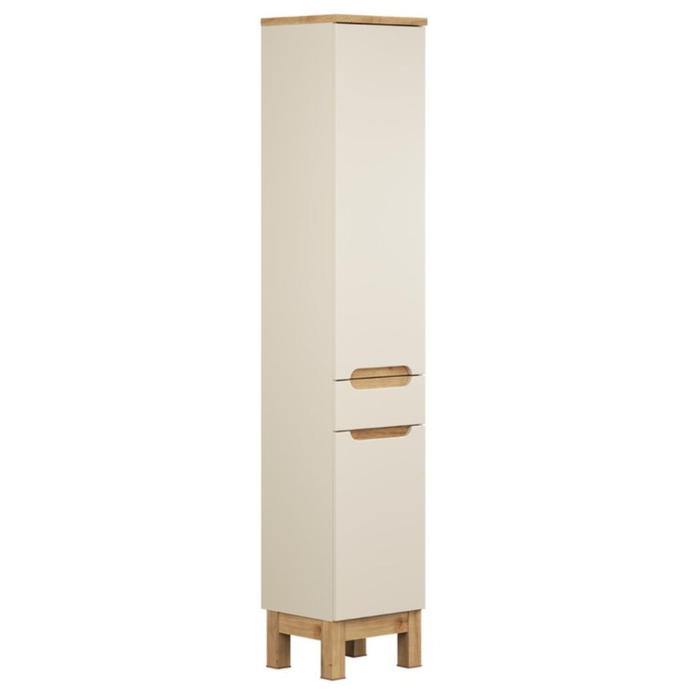 Comad Bali Cashmere dulap 35x33x187 cm laterala pe picioare bej BALI CASHMERE 80-35-2D1S
