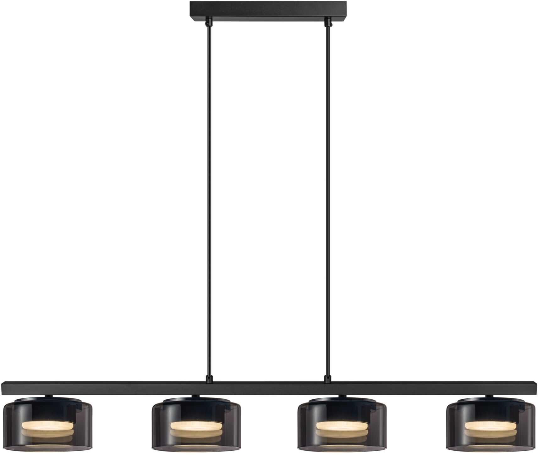 Goldlux Ofelia lampă suspendată 4x10 W negru 331304