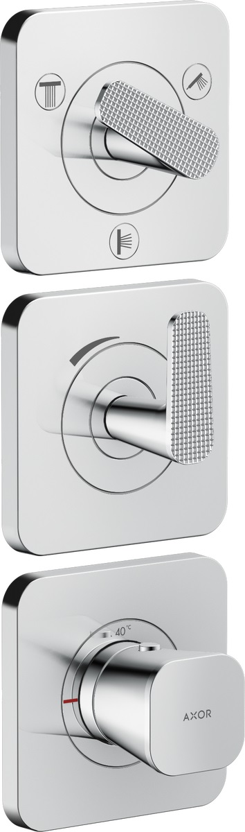 Axor Citterio C baterie cadă-duș ascuns cu termostat crom 49710000
