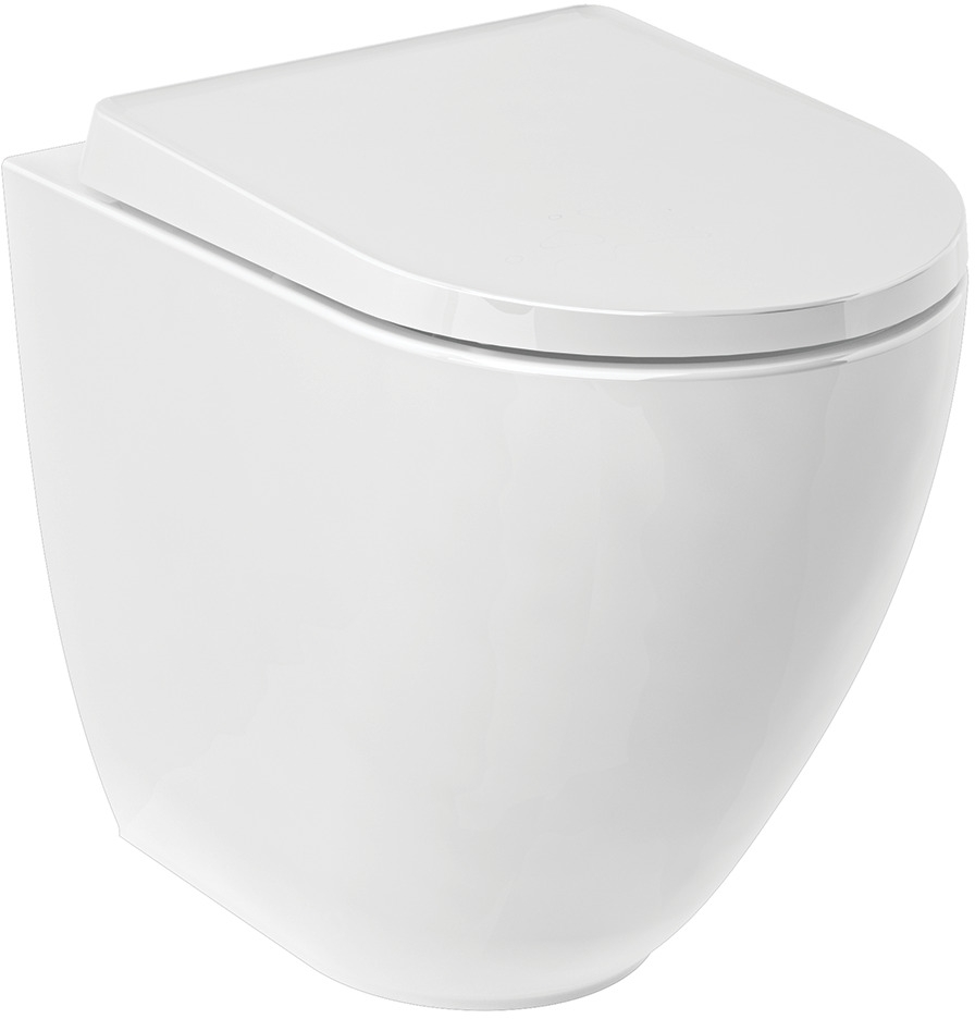 Kludi Resa D vas wc stativă fără margine cu spălare turbionară alb lucios 24WCB0443