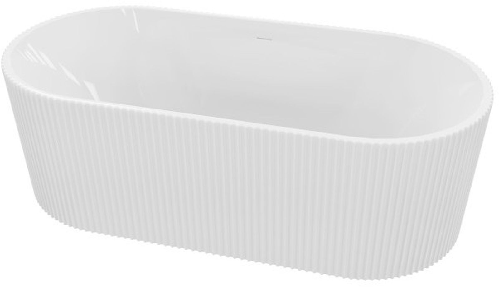 LaVita Oklahoma cadă freestanding 170x80 cm ovală alb 5900378341109