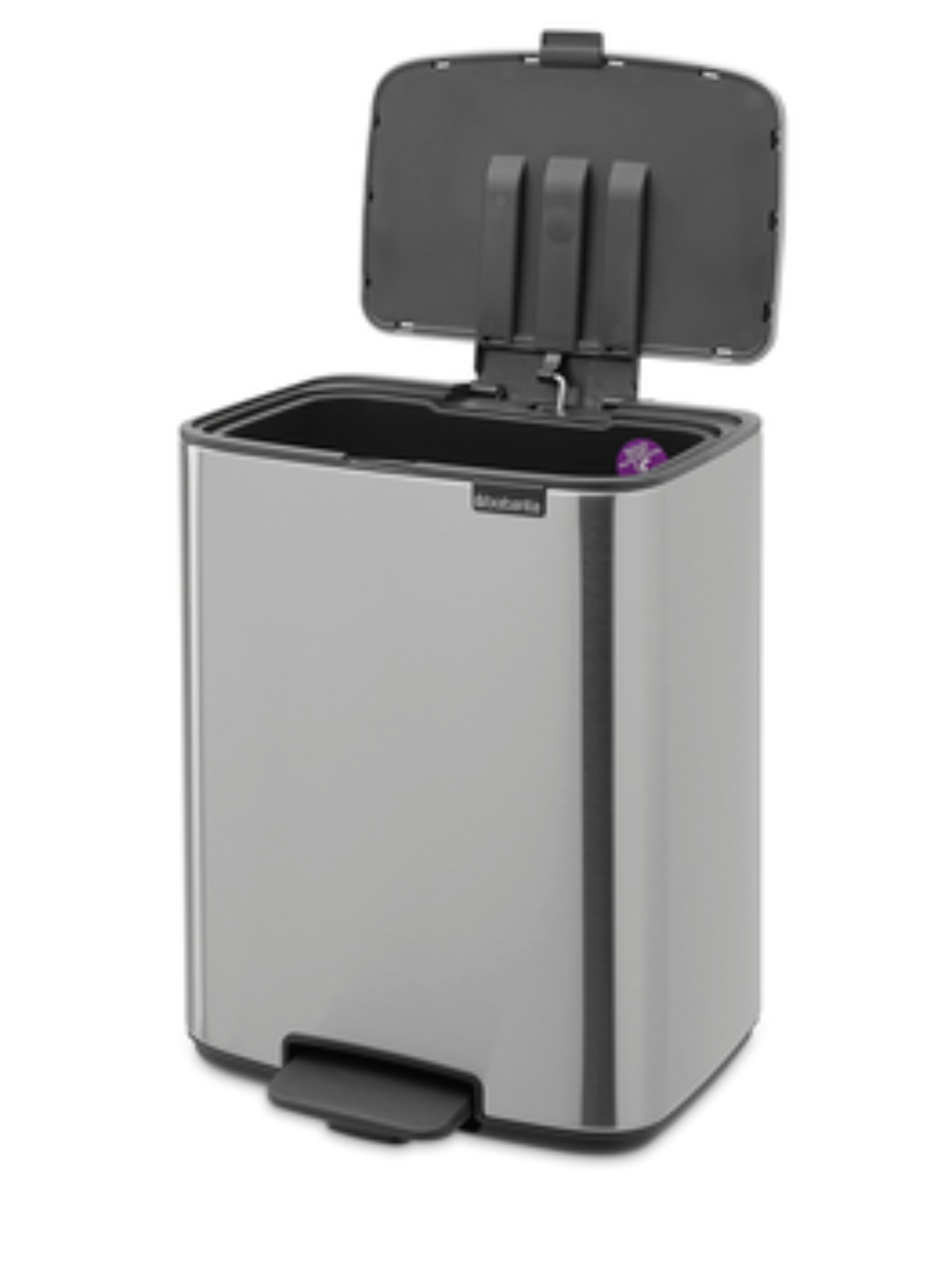 Brabantia Bo cos de gunoi 12 l oţel 238048