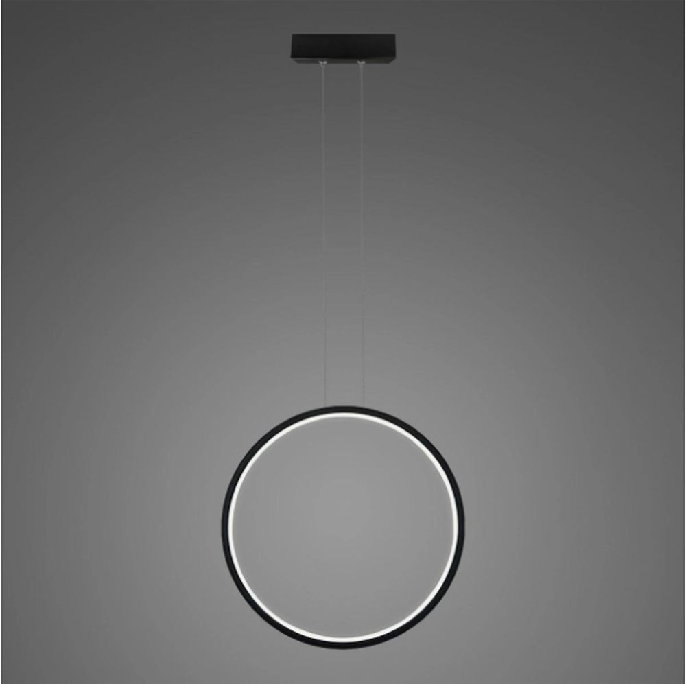 Altavola Design Ledowe Okręgi lampă suspendată 1x22 W negru LA073/X_40_in_4k_black_22W