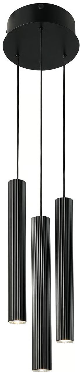 Nordlux Vico lampă suspendată 3x5 W negru 2412123003