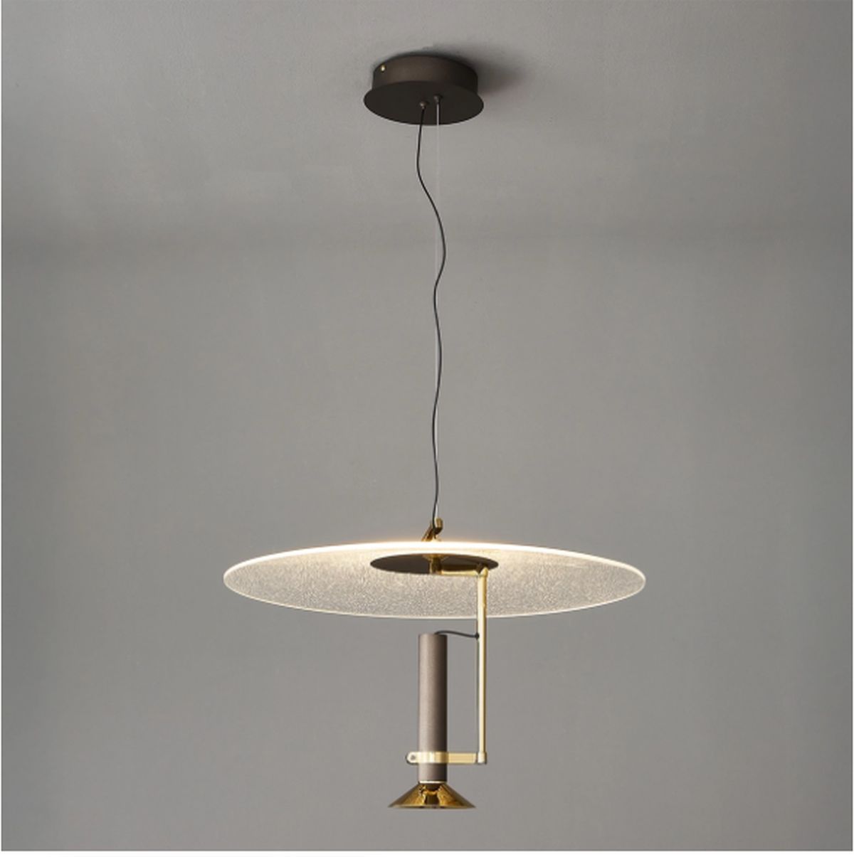 Altavola Design Fanora lampă suspendată 1x28 W transparent-maro LA105/P