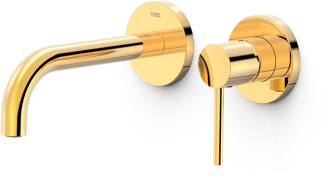 Tres Exclusive baterie lavoar ascuns auriu 26230021OR