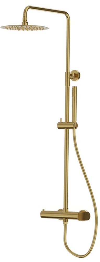 LaVita Spark set de duș perete cu duș de ploaie auriu 5900378342311