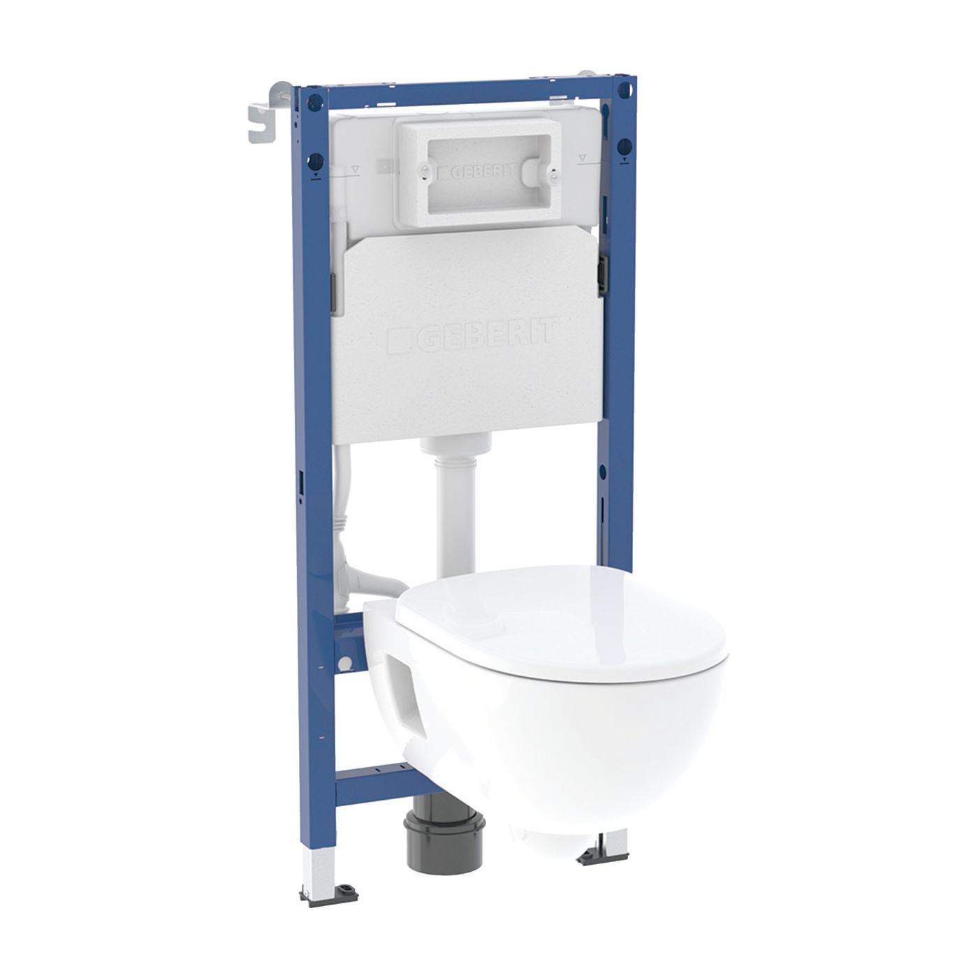 Geberit Duofix Basic set vas cu capac și cadru 118.343.00.3