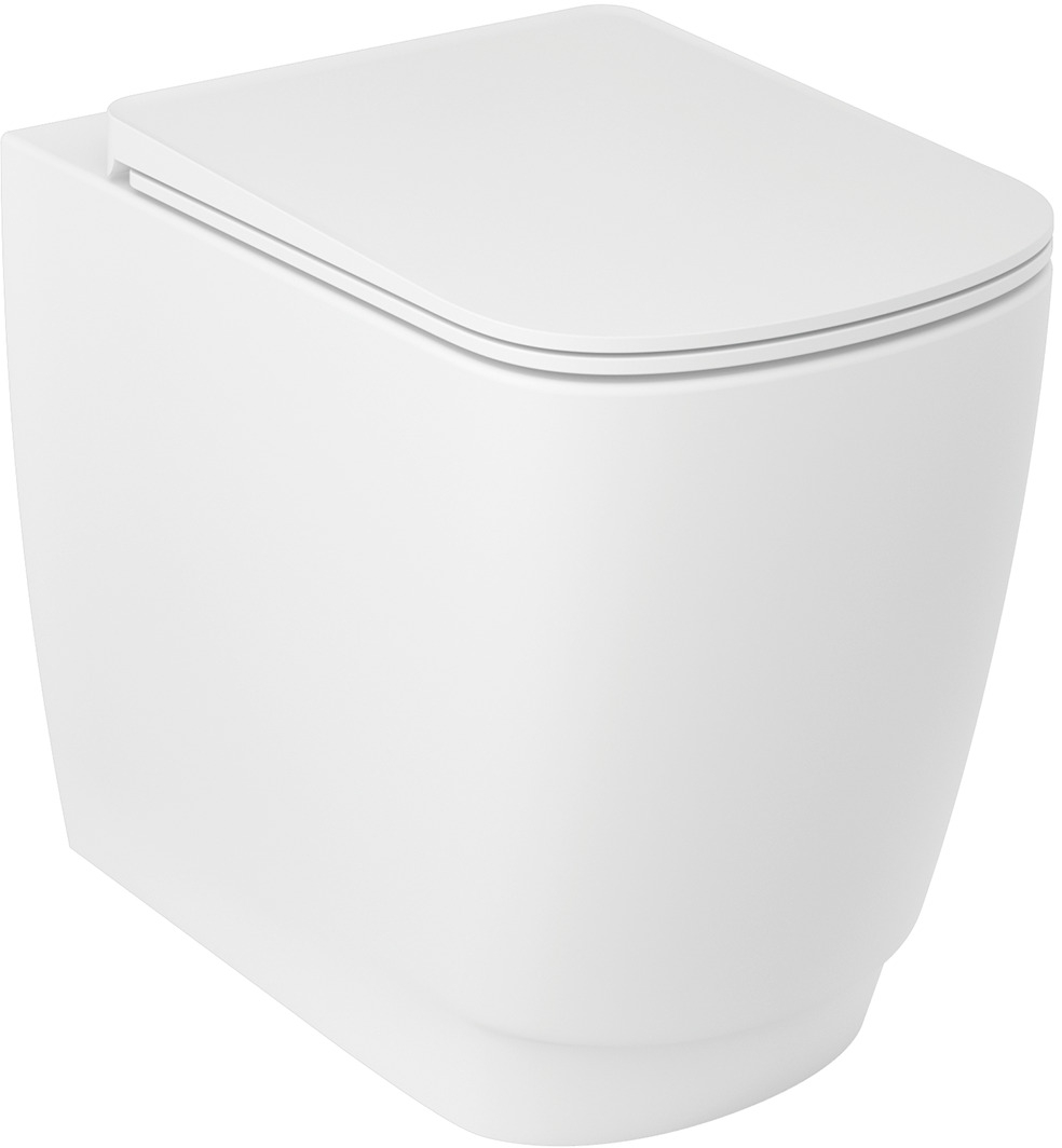 Kludi Resa S vas wc stativă fără margine cu spălare turbionară alb mat 27WCB0353