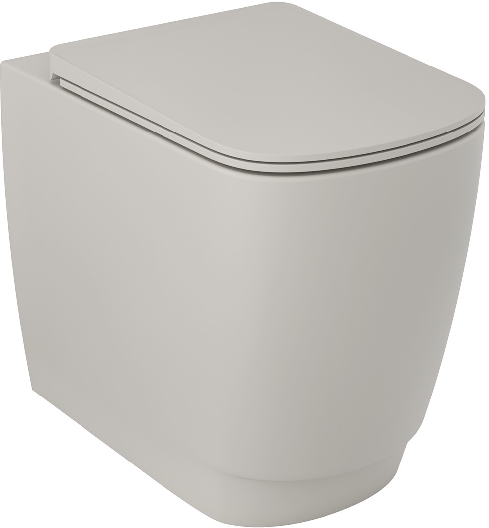 Kludi Resa S vas wc stativă fără margine cu spălare turbionară gri mat 27WCB03O2