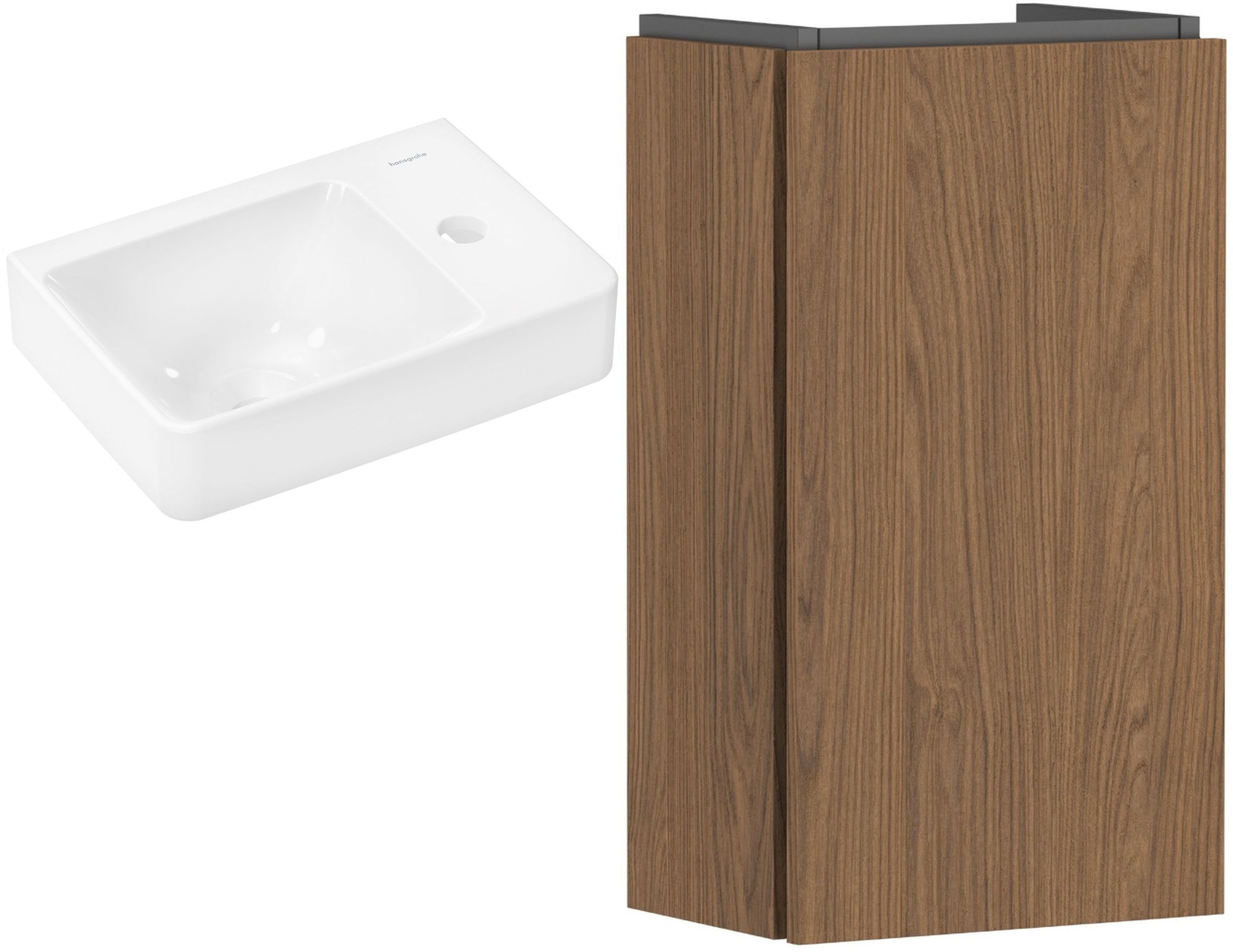 Set dulap Hansgrohe Xilesa E 54244550, lavoar Hansgrohe Xelu Q 60314450