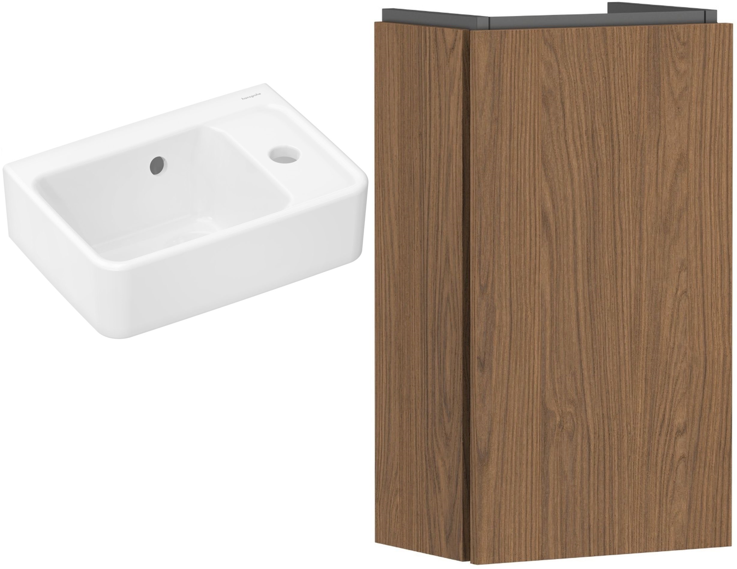 Set dulap Hansgrohe Xilesa E 54244550, lavoar Hansgrohe Xanuia Q 60129450