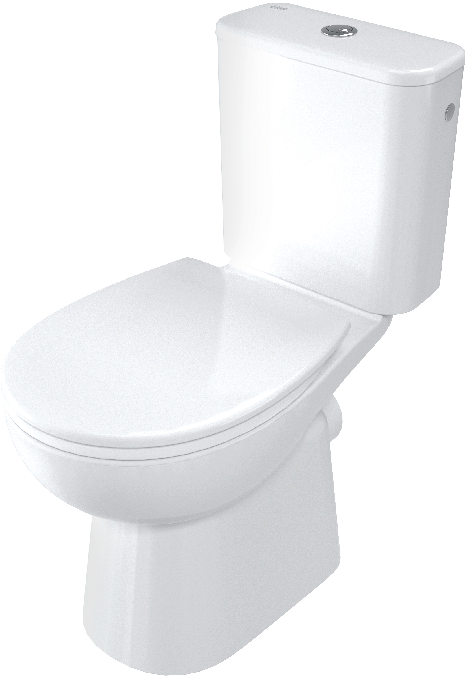 Deante Funkia Evo wc compact cu capac soft-close alb CDFD_6RPS