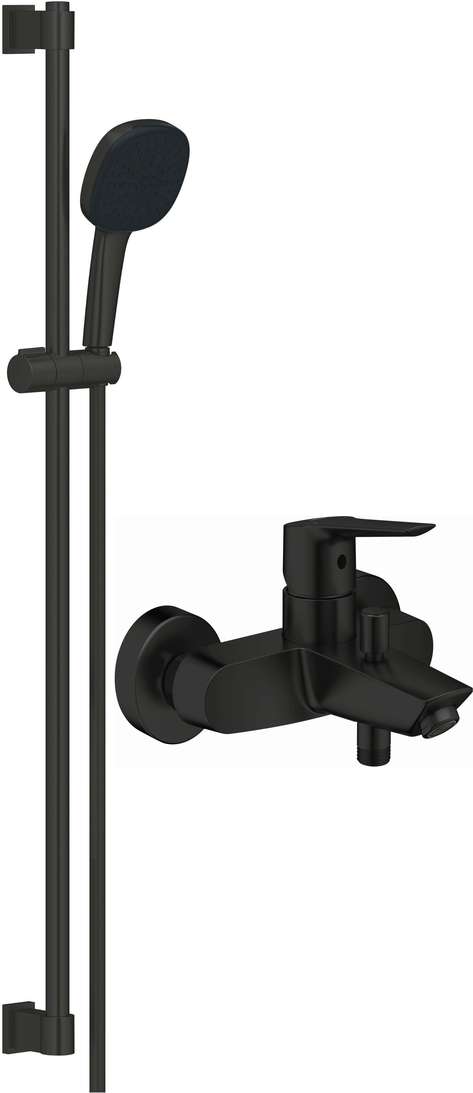 Set set de duș Grohe Vitalio Comfort 269302431, baterie cadă-duș Grohe Start 322782432