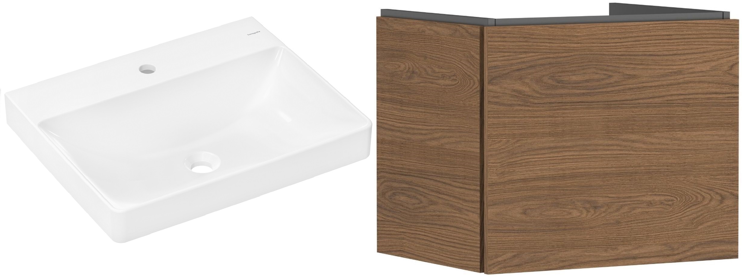 Set dulap Hansgrohe Xilesa E 54253550, lavoar Hansgrohe Xelu Q 60317450