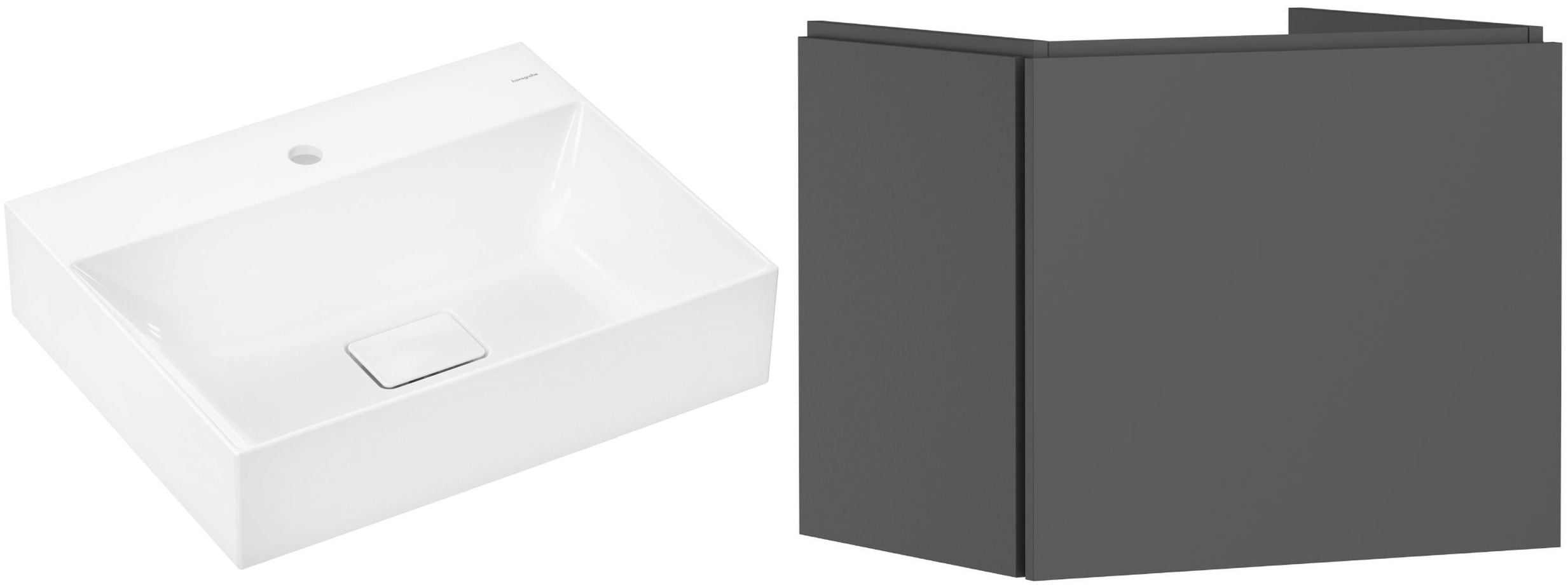 Set lavoar Hansgrohe Xevolos E 61092450, dulap Hansgrohe Xilesa E 54253760