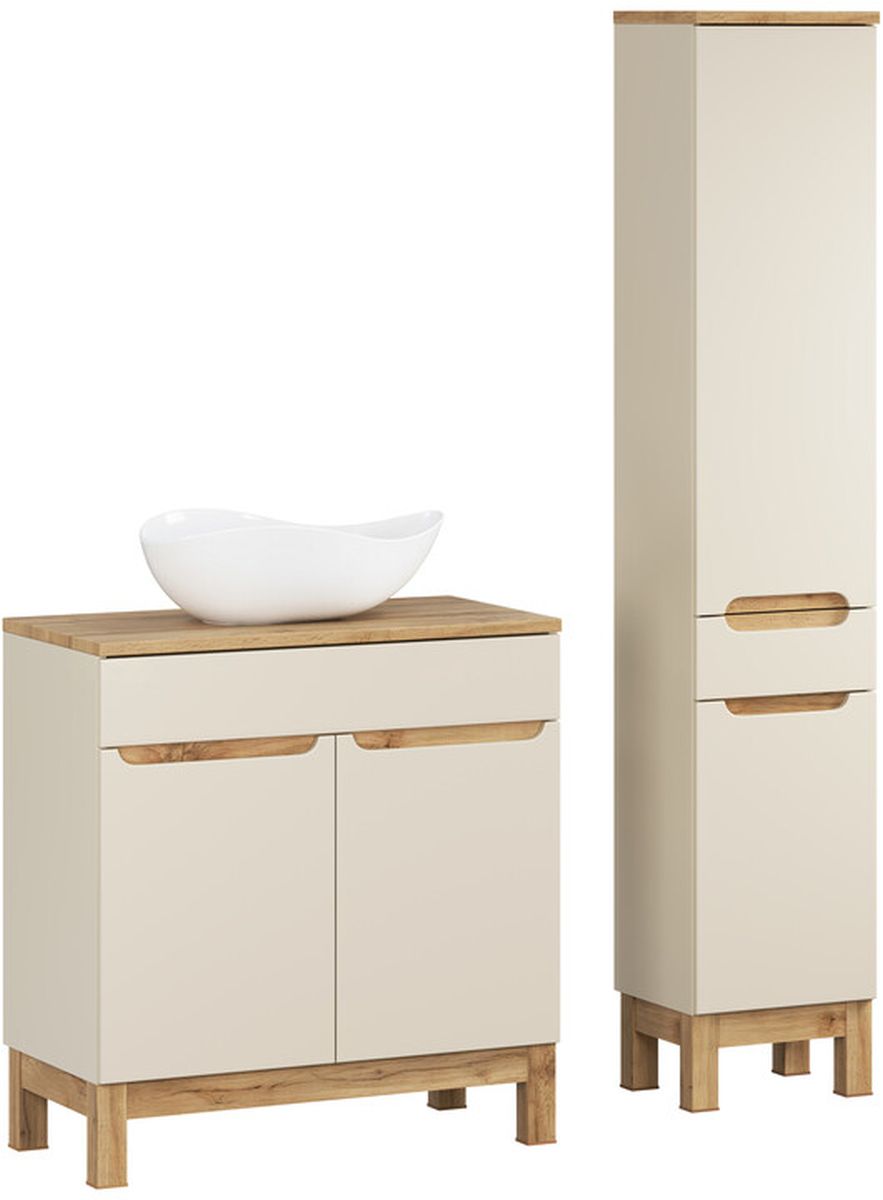 Set dulap Comad Bali Cashmere BALI CASHMERE 80-35-2D1S, dulap Comad Bali Cashmere BALI CASHMERE 82-80-46-2D, CLOUD FREE WHITE ( E-6588 ), BLAT UN. 89-80-B WOTAN
