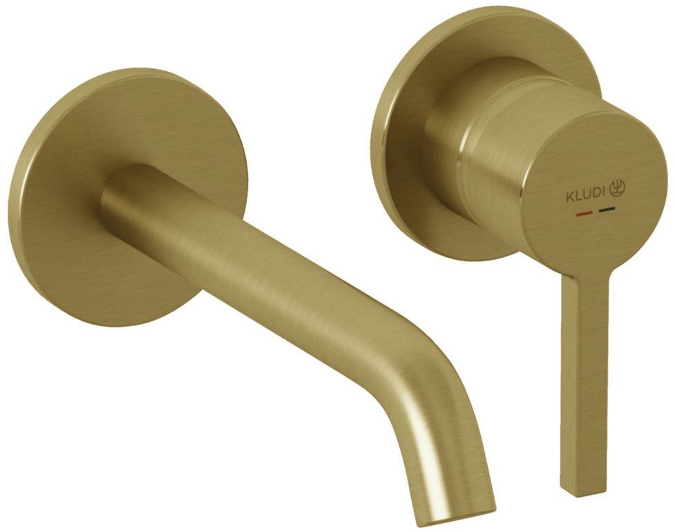 Kludi Nova Fonte Pura baterie lavoar ascuns auriu 20244N015