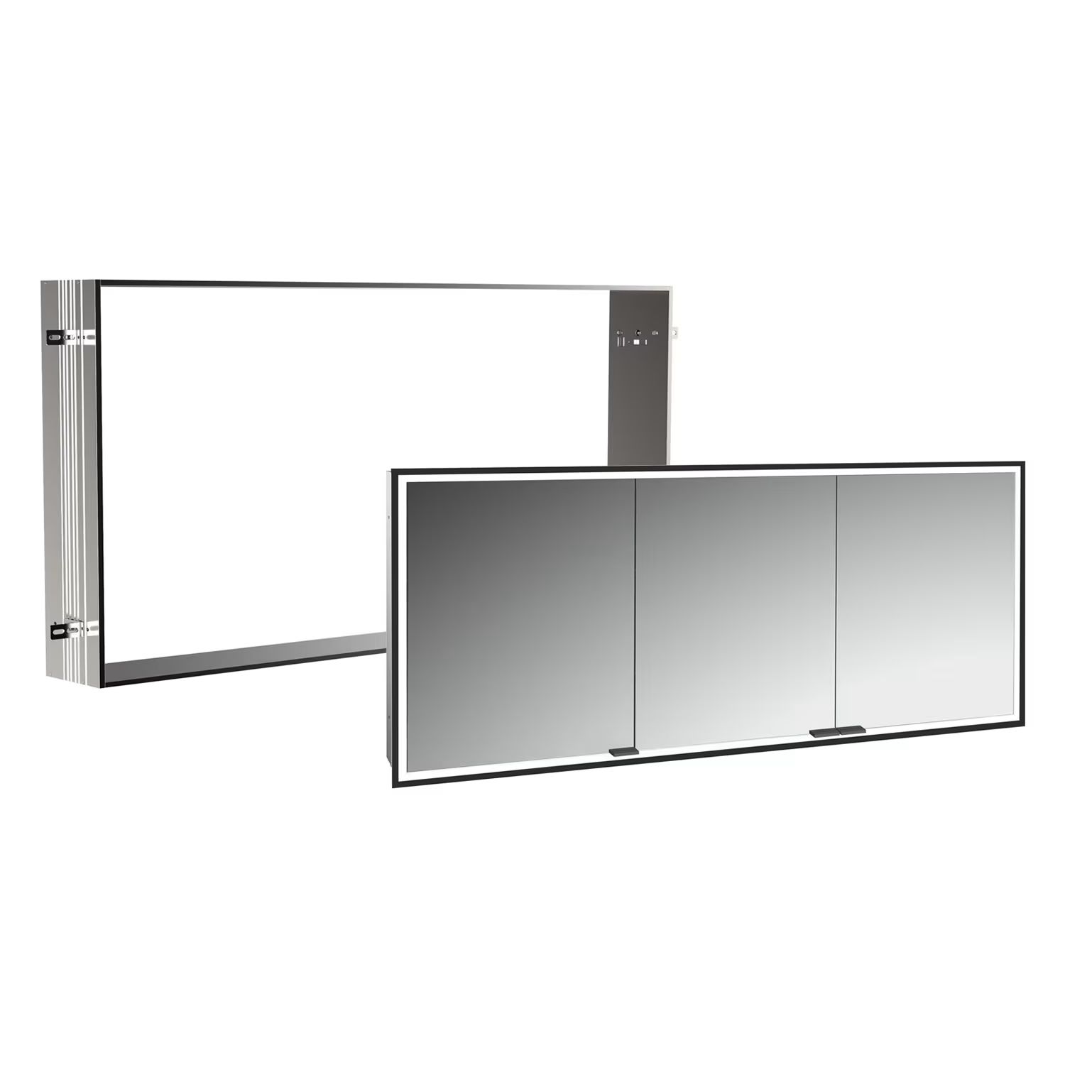 Set dulap Kronenbach Cube 2.0 KB100230MB, cadru pentru instalare oglindă încastrată Kronenbach Cube 2.0 NU1000035NU