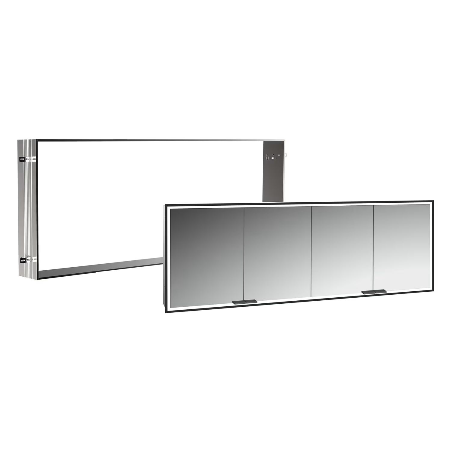 Set dulap Kronenbach Cube 2.0 KB100231MB, cadru pentru instalare oglindă încastrată Kronenbach Cube 2.0 NU1000037NU