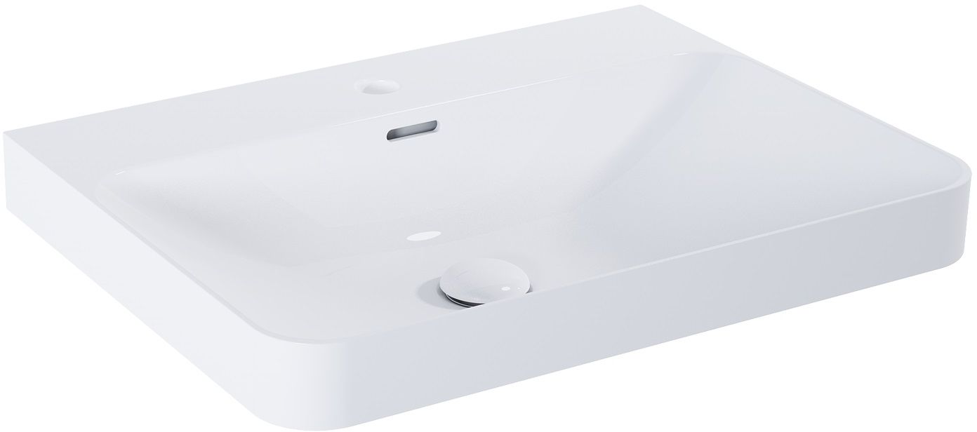 Elita Soft lavoar 61x46.1 cm dreptunghiular mobilier alb RE040060118060