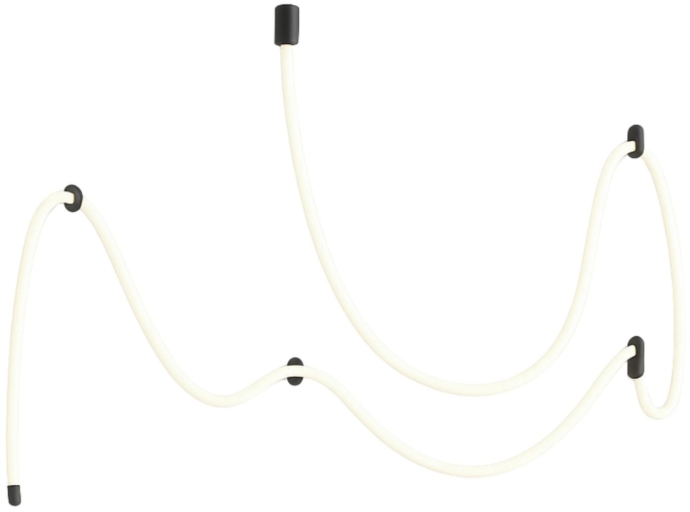 Abigali Skyline lampă suspendată 1x60 W negru LWSLF