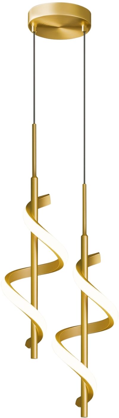Abigali Spirali lampă suspendată 2x20 W auriu LWSK