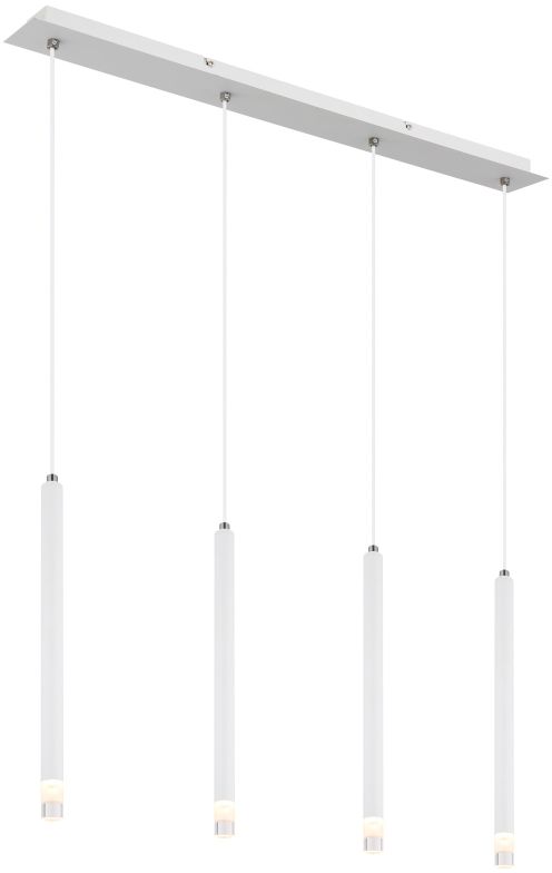 Globo Lighting Ryan lampă suspendată 4x4 W alb 15629W-4