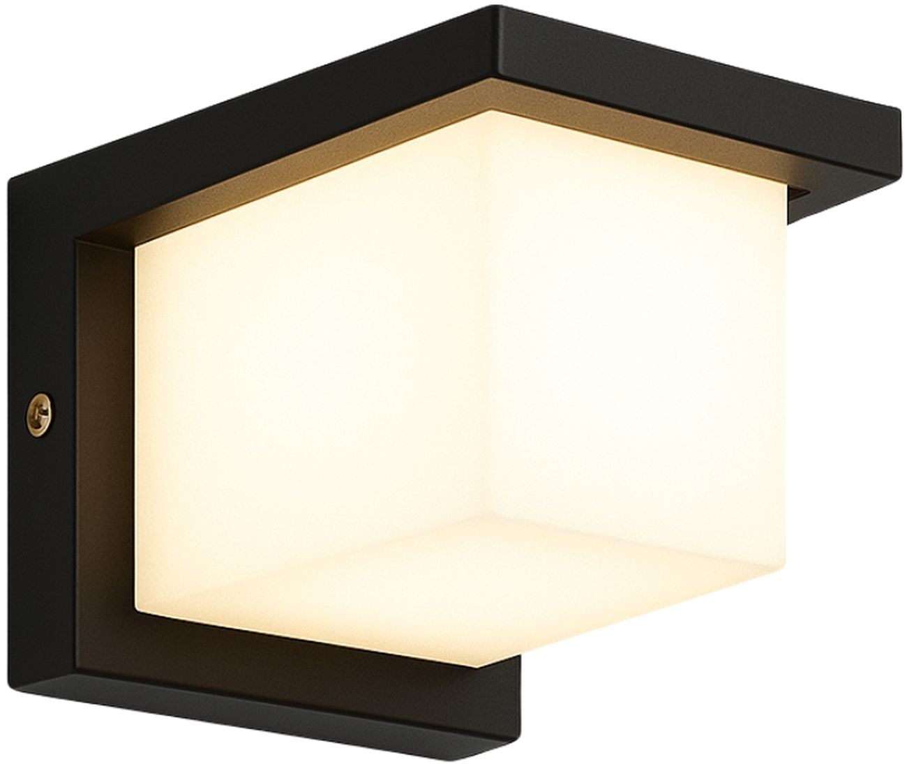 Abigali Frizer3 aplica exterior 1x12 W negru-lapte LZFRIZ3