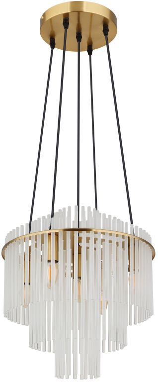 Globo Lighting Gorley lampă suspendată 5x40 W auriu 15698H2M