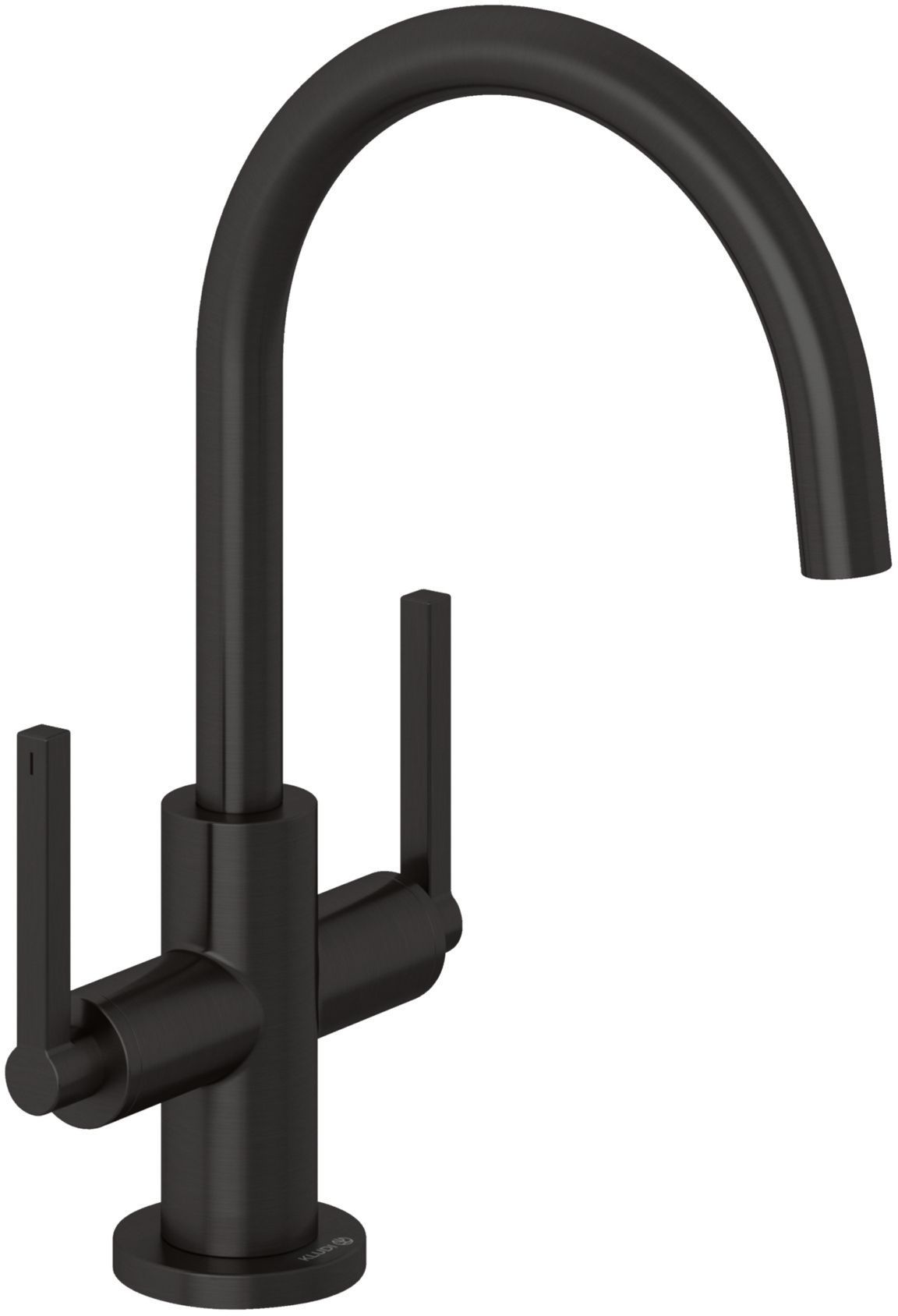 Kludi Nova Fonte Puristic baterie lavoar stativ negru 20118N215