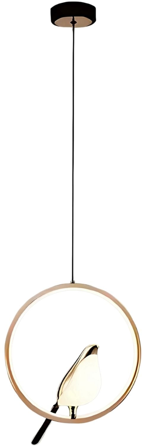 Abigali Bird lampă suspendată 1x18 W auriu LWPB-OK