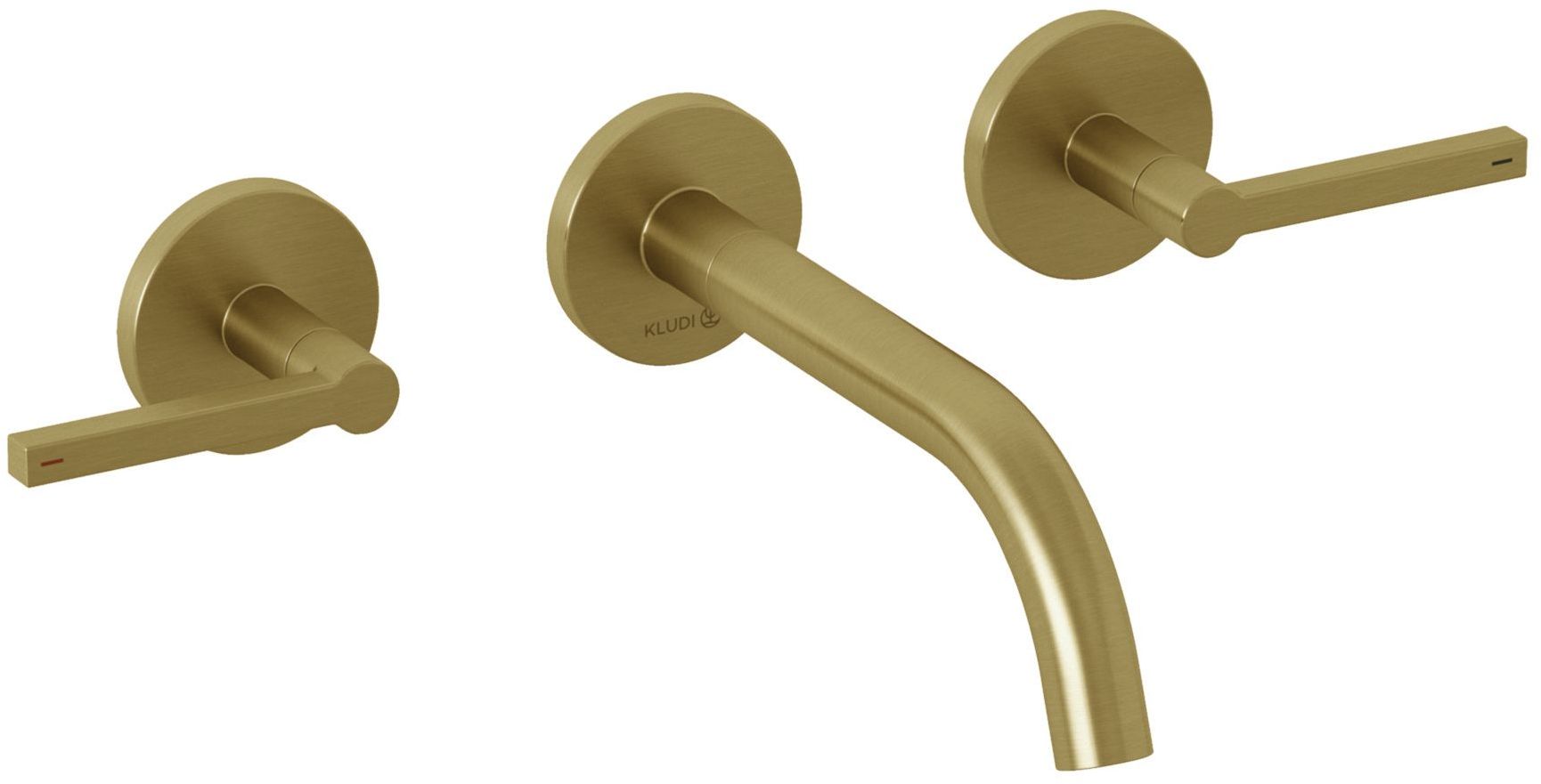 Kludi Nova Fonte Puristic baterie lavoar ascuns auriu 20144N015