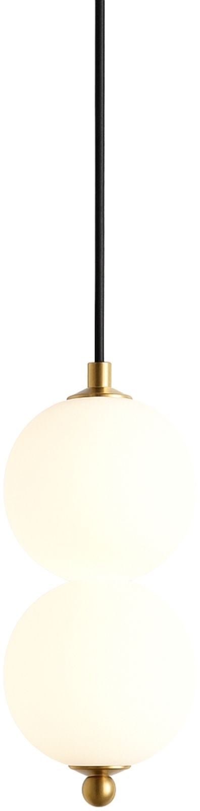 Abigali Pontti2 lampă suspendată 2x6 W auriu-lapte LWKM2