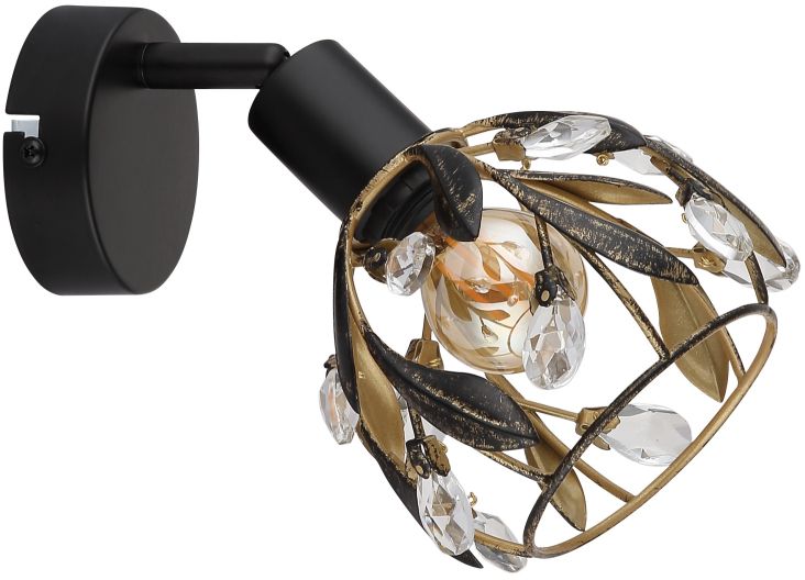 Globo Lighting Mika lampă de perete 1x25 W negru 15759-1