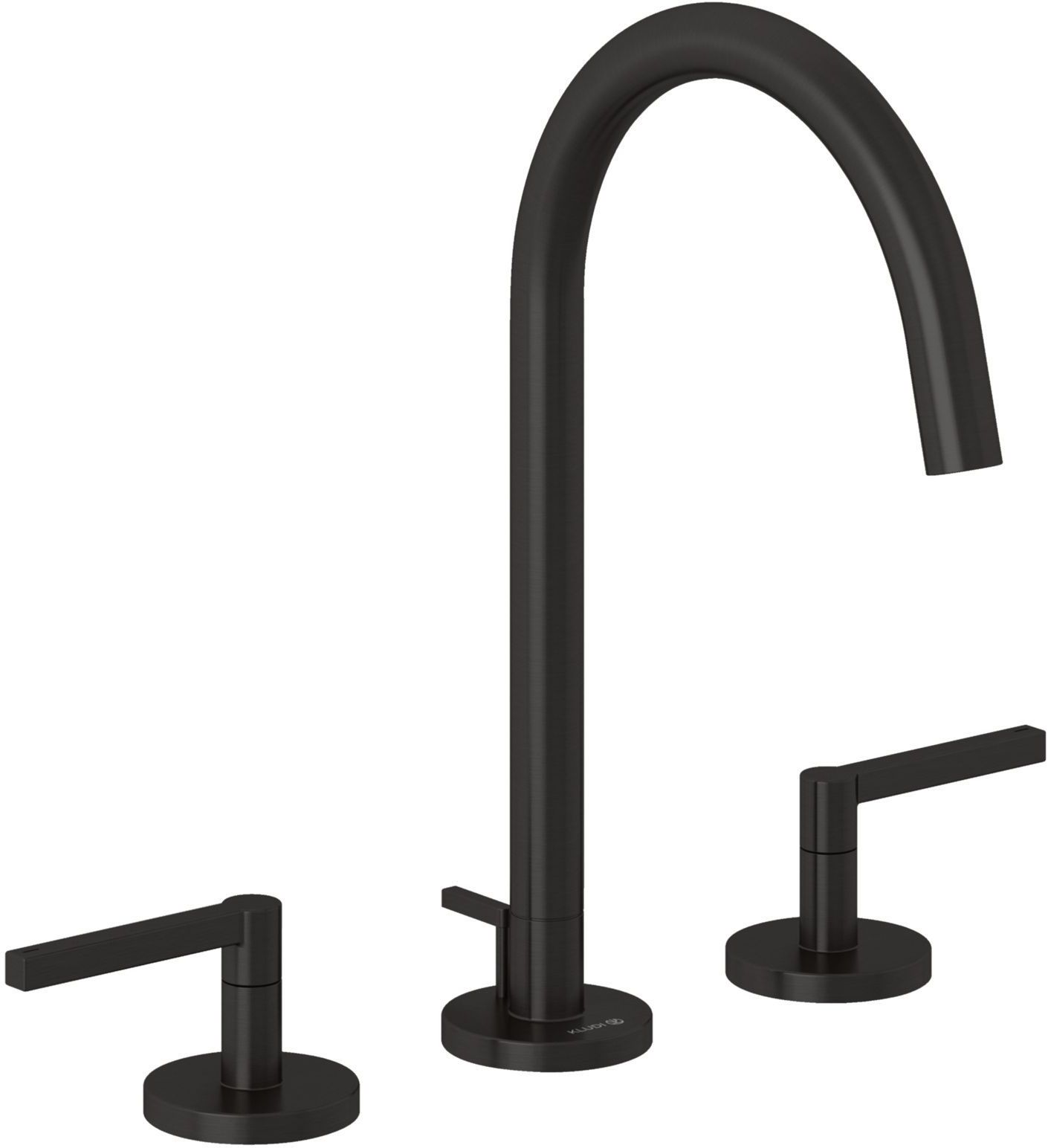 Kludi Nova Fonte Puristic baterie lavoar stativ negru 20143N215
