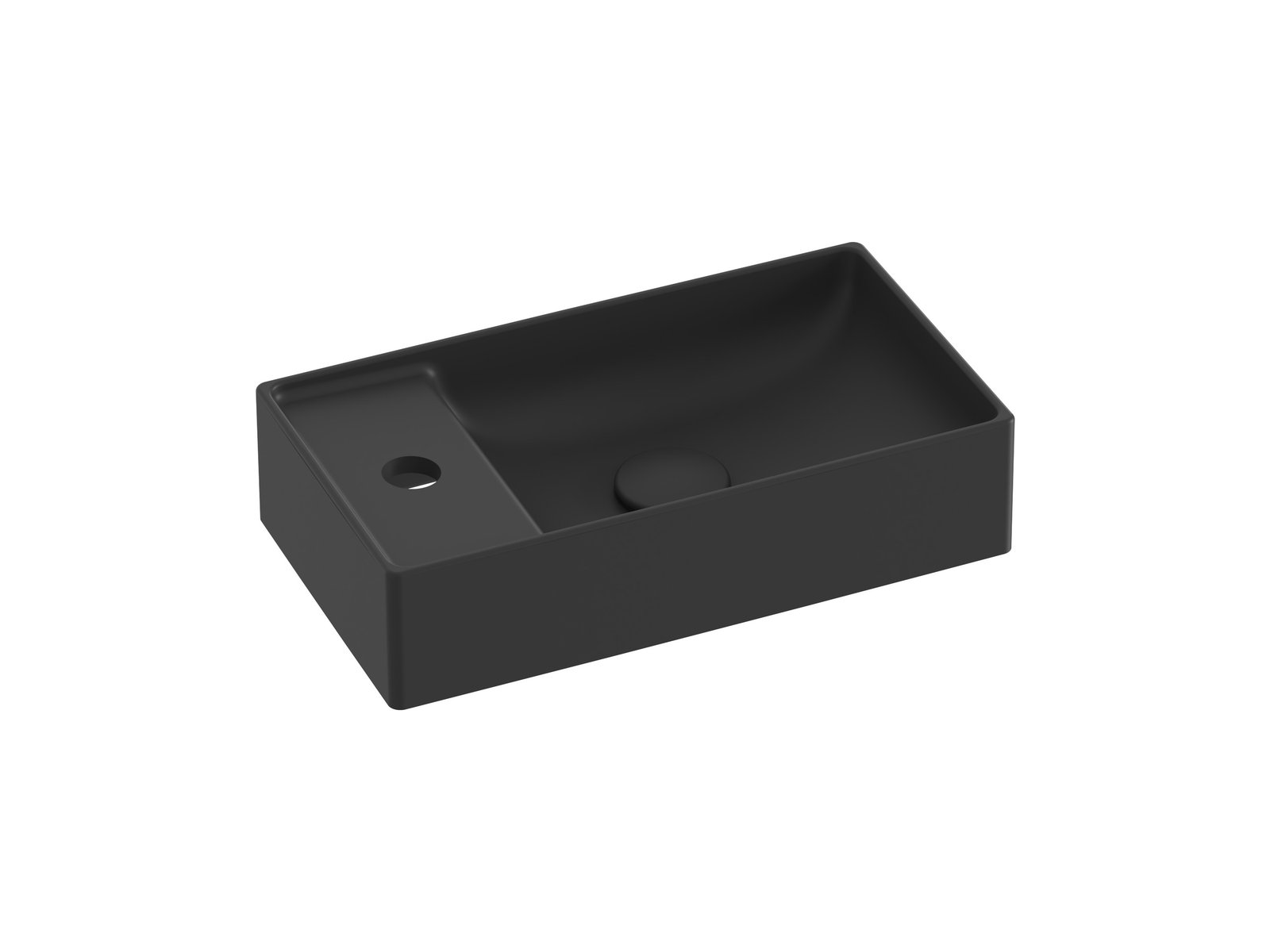 Ravak Veda lavoar 40x22 cm dreptunghiular mobilier negru mat XJX0D240000
