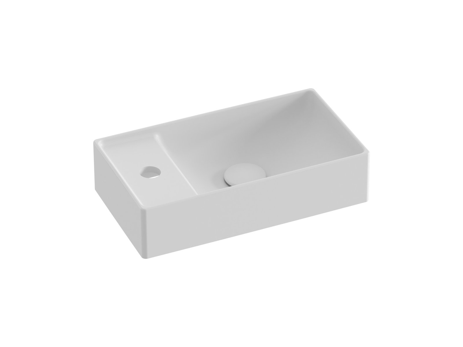 Ravak Veda lavoar 40x22 cm dreptunghiular mobilier alb XJX0E240002