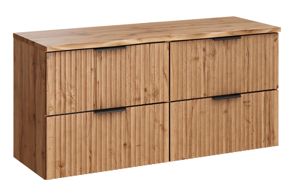 Set dulap Comad Adel Oak ADEL OAK 82-60-B-2S, blat Comad Nature Wotan NATURE WOTAN 89-120-46 M