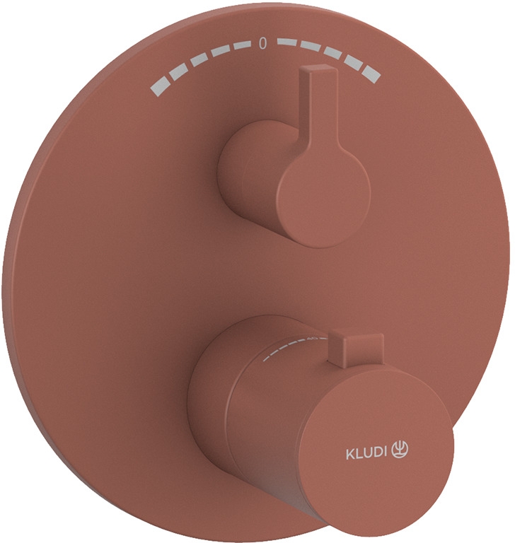 Kludi Nova Fonte Puristic baterie cadă-duș ascuns cu termostat || 20810O515