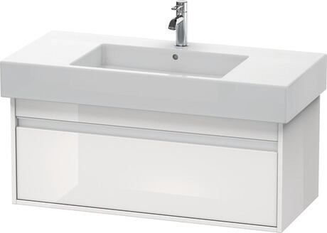 Duravit Ketho dulap 100x45.5x41 cm sub chiuveta pe perete alb KT669102222