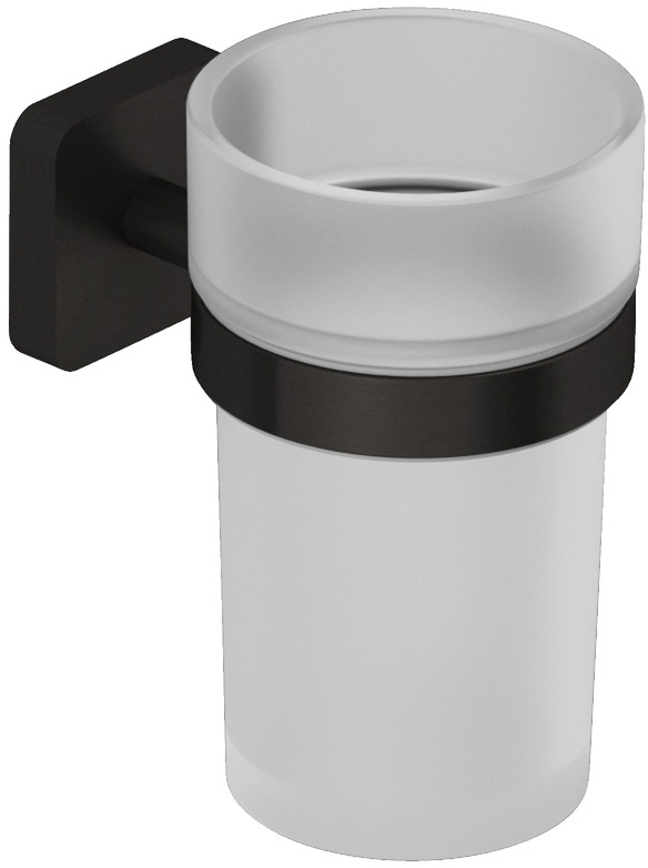 Kludi Vela S pahar pentru periuta de dinti negru 25975N2