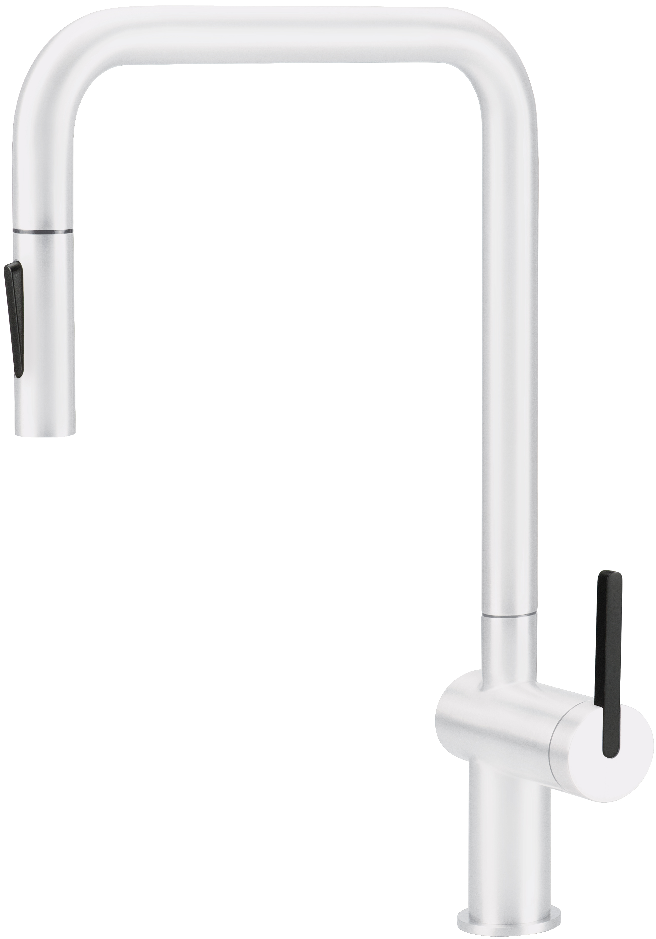 Deante Momi baterie bucătărie pe picior alb BKM_A73