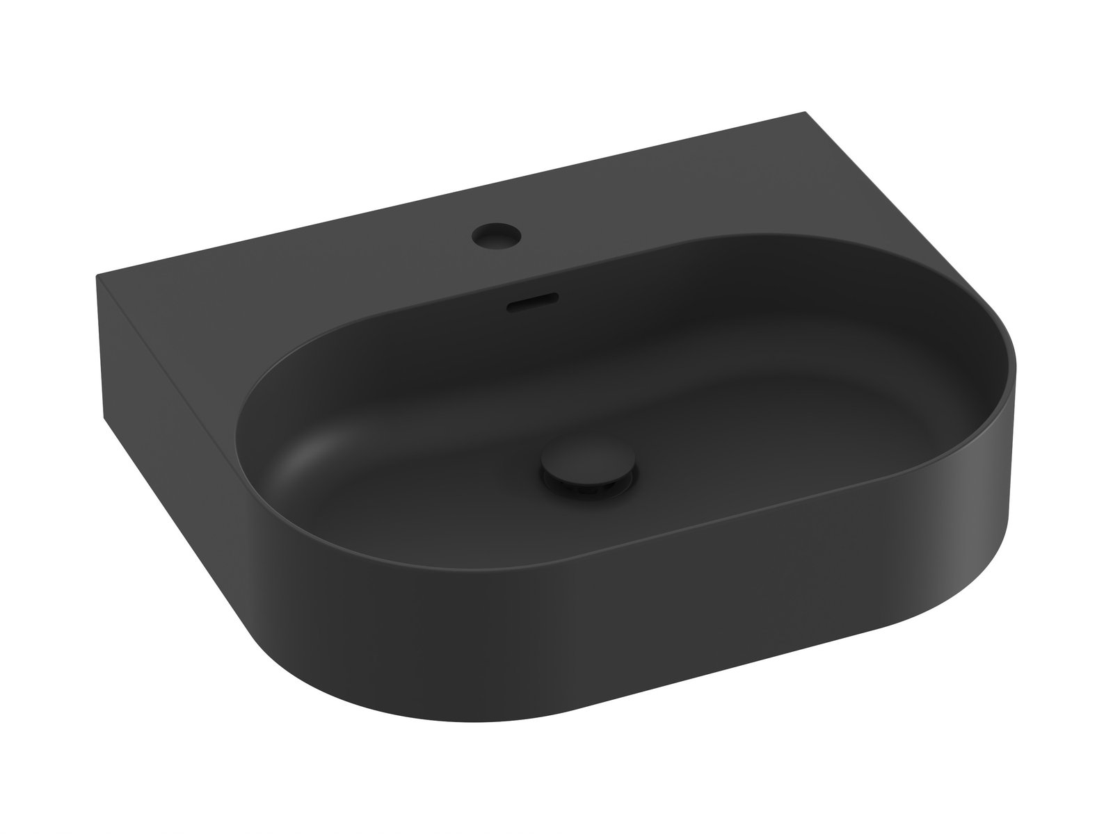 Ravak Ceramic lavoar 55.3x45.2 cm dreptunghiular clasică negru XJX0D155003