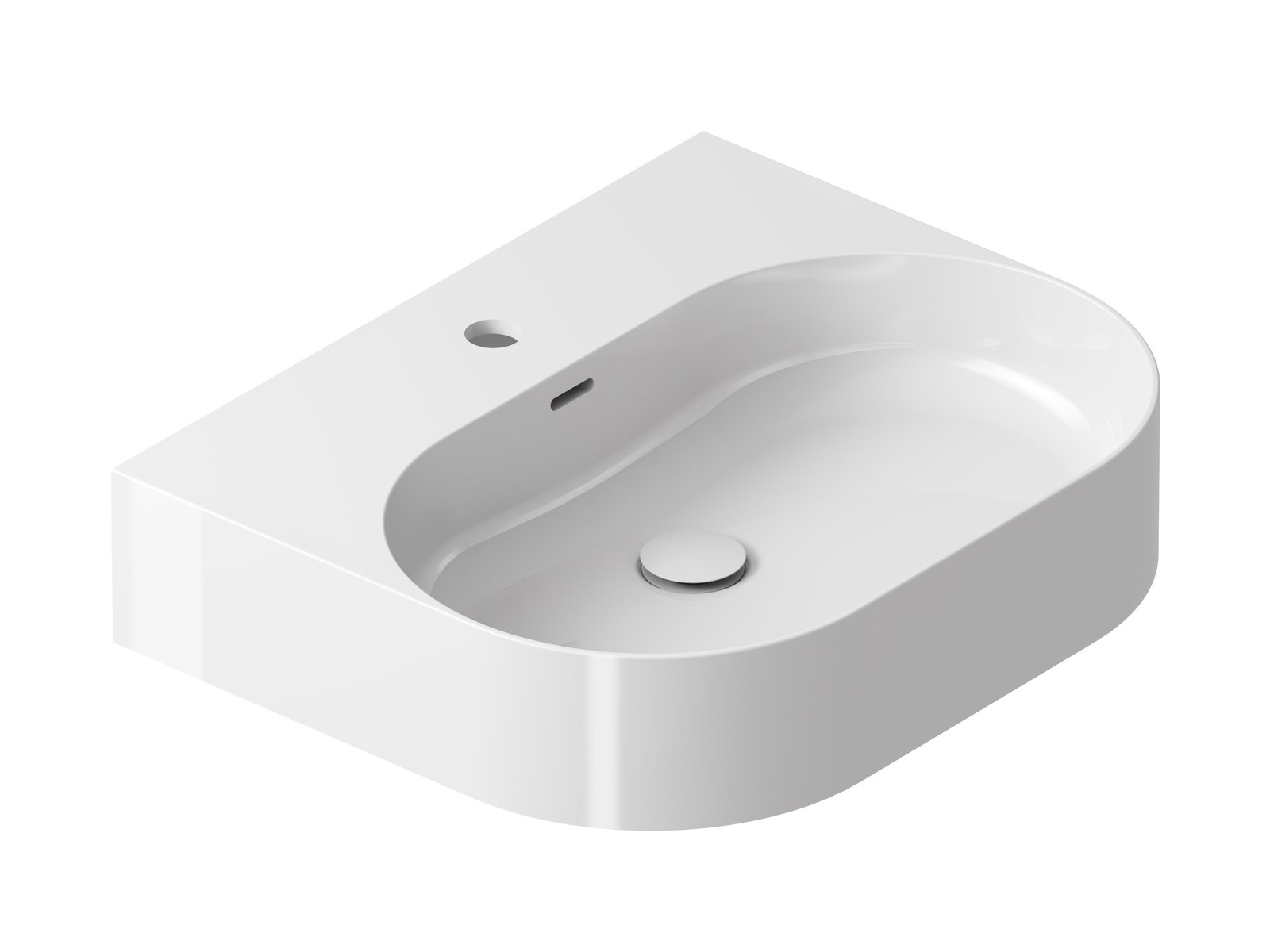 Ravak Ceramic lavoar 55.3x45.2 cm dreptunghiular clasică alb XJX01155008