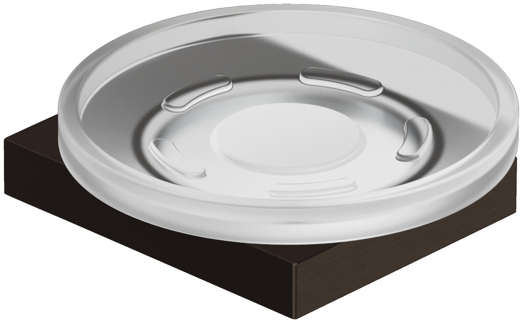 Kludi Vela C săpunieră perete negru-alb 31985N2