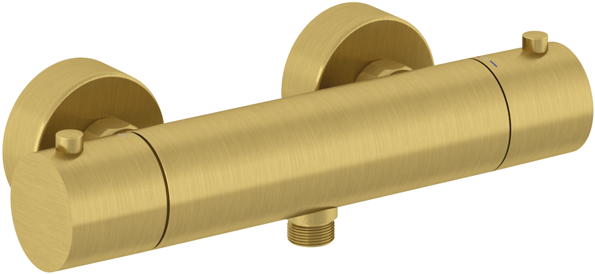 Kludi Objekta baterie de duș perete cu termostat auriu 35200N038