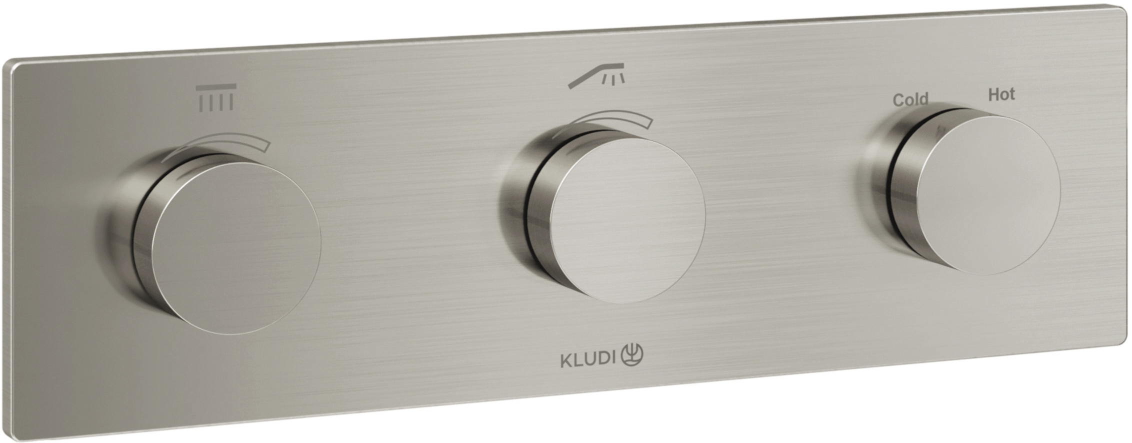 Kludi Pushtronic baterie cadă-duș ascuns cu termostat || 38300N5-00