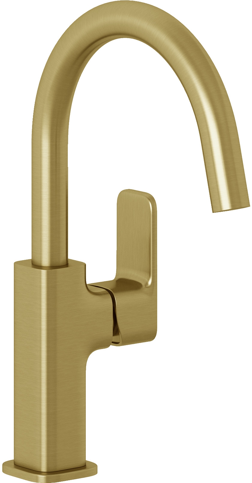 Kludi Renon baterie lavoar stativ auriu 42027N075